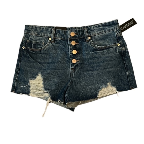 New with Tags BlankNYC The Barrow Vintage High Rise Short in Living the Dream 27 - Picture 1 of 5